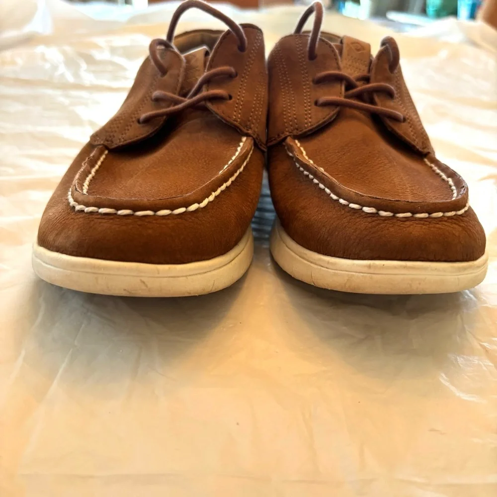 SPERRY Coastal plushwave slip on shoe brown nubuck SZ 8.5 Worn once - Picture 5 of 14